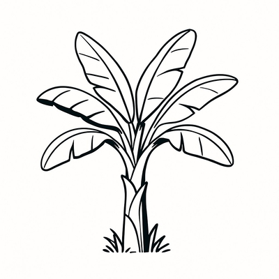 Banana Tree Coloring Pages for Kids – Best Designs 2026