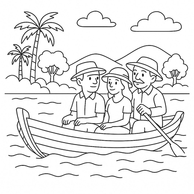 Boatman Coloring Pages for Kids – Cutest Designs 2026
