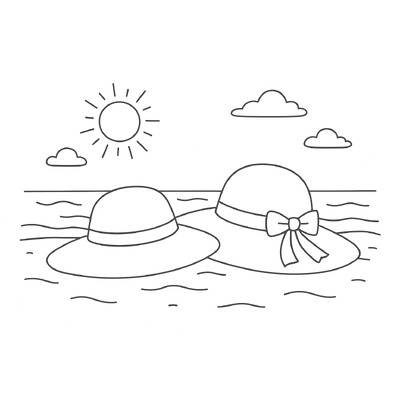 Boy and Girl Hat Coloring Pages for Kids – Cutest Designs 2026