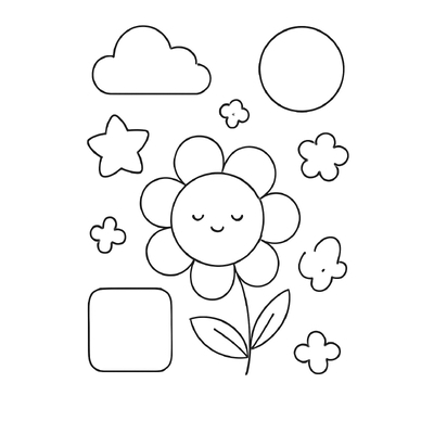 Circle and Square Coloring Pages for Kids – Creative Fun 2026