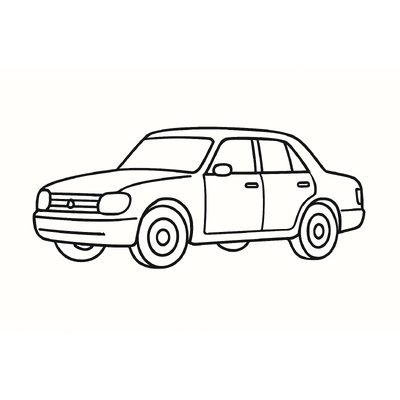 Cute Car Coloring Pages for Kids – Most Creative Designs 2026