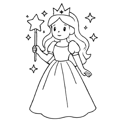 Cute Princess Coloring Pages for Kids – Creative &amp; Adorable Fun 2026