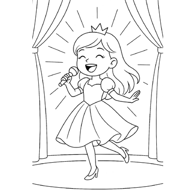 Cute Princess Coloring Pages for Kids – Creative &amp; Adorable Fun 2026
