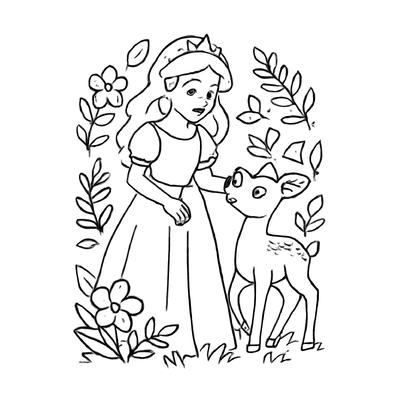 Cute Princess Coloring Pages for Kids – Creative &amp; Adorable Fun 2026