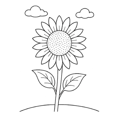 Flower Coloring Pages for Kids 2026 – Cute and Beautiful Designs