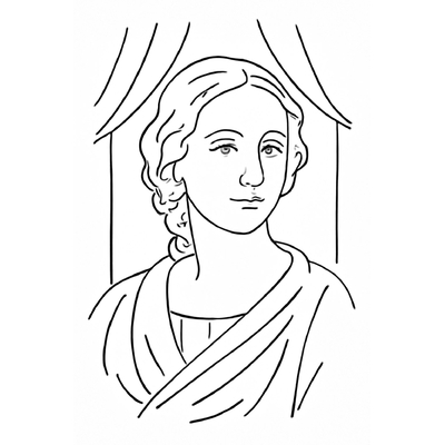 Girl Portrait Coloring Pages 2026 – Creative Coloring Sheets for Kids