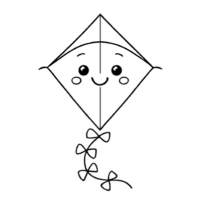 Kite Coloring Pages for Kids – Cutest Designs 2026