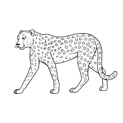 Leopard Coloring Pages 2026 – Wild Animal Coloring Sheets for Kids