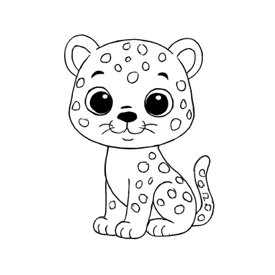 Leopard Coloring Pages 2026 – Wild Animal Coloring Sheets for Kids