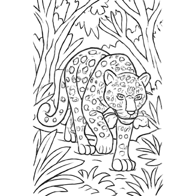 Leopard Coloring Pages 2026 – Wild Animal Coloring Sheets for Kids