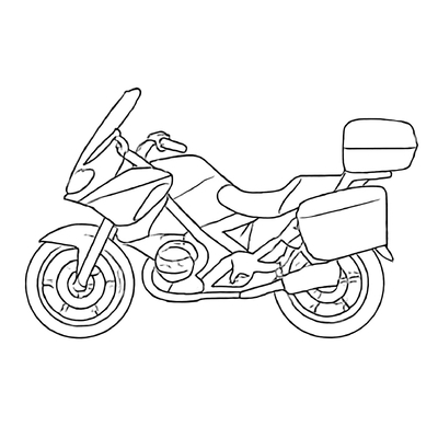 Motorcycle Coloring Pages for Kids 2026