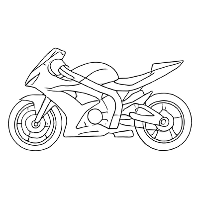 Motorcycle Coloring Pages for Kids 2026