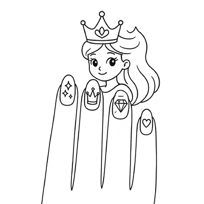 Nail Coloring Pages for Kids – Most Creative Designs 2026