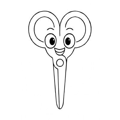 Scissors Coloring Pages 2026 – School Supply Coloring Sheets for Kids