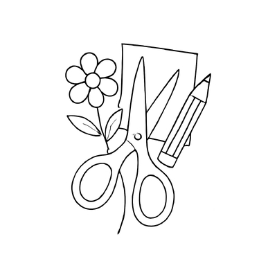 Scissors Coloring Pages 2026 – School Supply Coloring Sheets for Kids