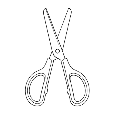 Scissors Coloring Pages 2026 – School Supply Coloring Sheets for Kids