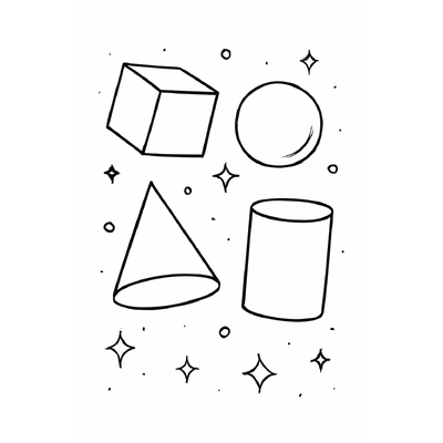 Shape Coloring Pages for Kids – Cutest Designs 2026