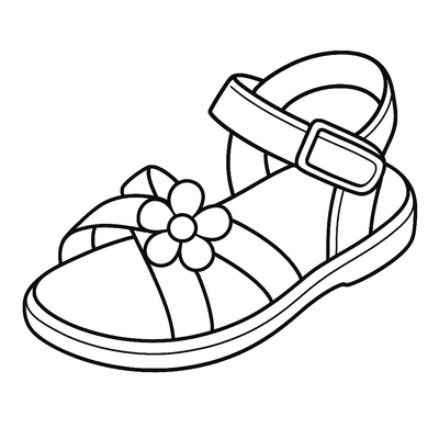 Shoes and Sandals Coloring Pages for Kids – Creative and Cute 2026