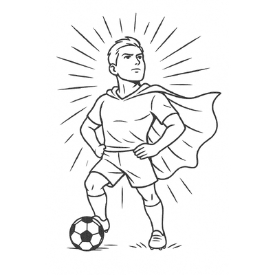 Soccer Player Coloring Pages for Kids – Creative Fun 2026