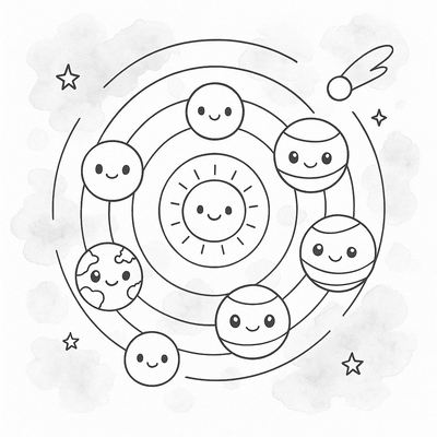 Solar System Coloring Pages for Kids – Creative and Fun Learning 2026
