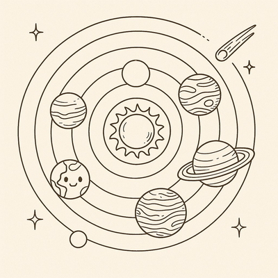 Solar System Coloring Pages for Kids – Creative and Fun Learning 2026