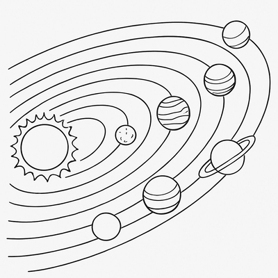 Solar System Coloring Pages for Kids – Creative and Fun Learning 2026