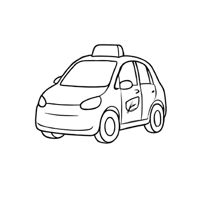 Taxi Coloring Pages for Kids – Creativity &amp; Traffic Learning 2026