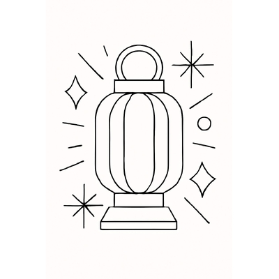 Tet Lantern Coloring Pages for Kids – Creative Fun 2026