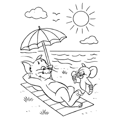 Tom and Jerry Coloring Pages for Kids – Fun &amp; Creative 2026