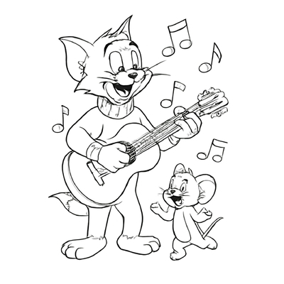 Tom and Jerry Coloring Pages for Kids – Fun &amp; Creative 2026