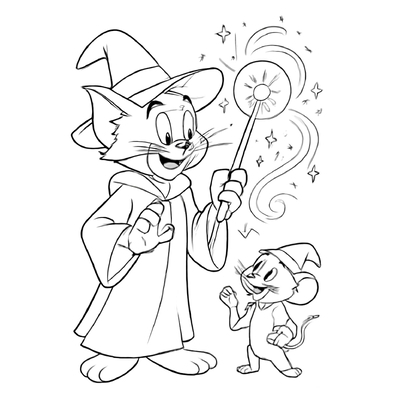 Tom and Jerry Coloring Pages for Kids – Fun &amp; Creative 2026