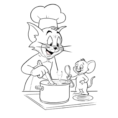 Tom and Jerry Coloring Pages for Kids – Fun &amp; Creative 2026