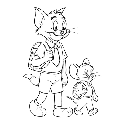 Tom and Jerry Coloring Pages for Kids – Fun &amp; Creative 2026