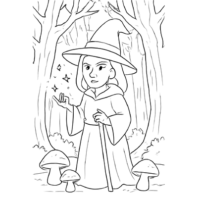 Wizard Coloring Pages for Kids – Magical Creativity 2026