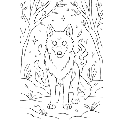 Wolf Coloring Pages 2026 – Wild Animal Coloring Sheets for Kids