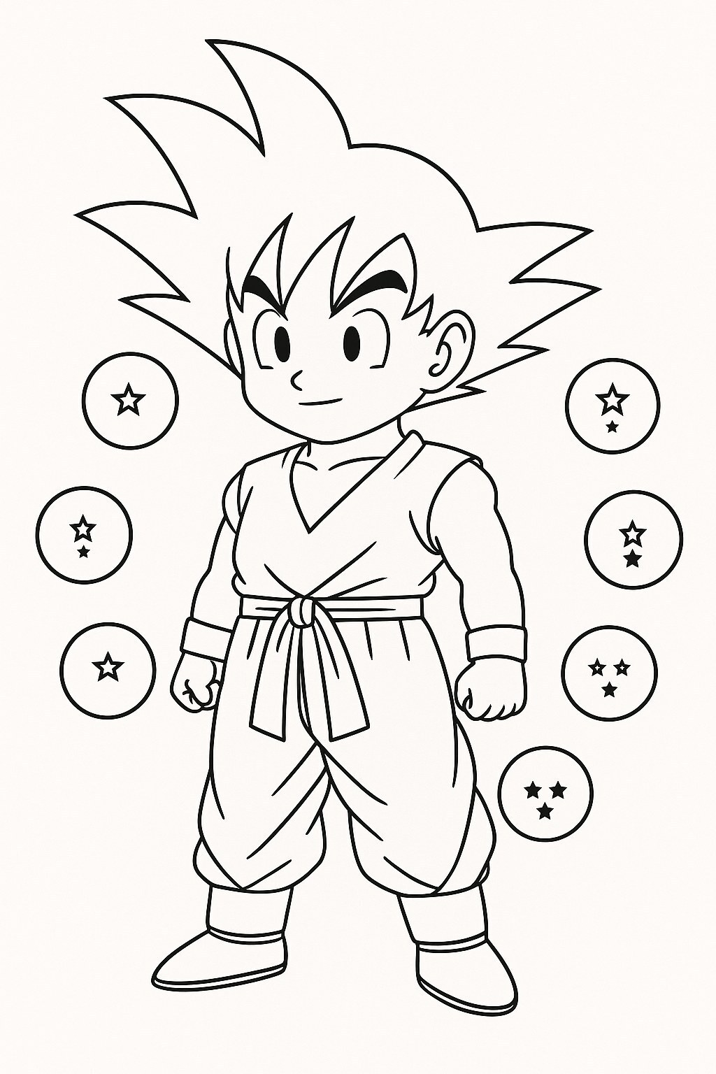 Minimalist Line-Art Style