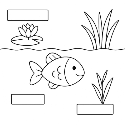 Fish Pond Coloring Pages for Kids to Spark Creativity and Fun Learning 2026