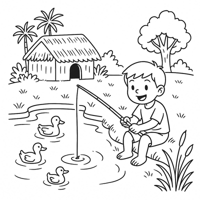 Fish Pond Coloring Pages for Kids to Spark Creativity and Fun Learning 2026