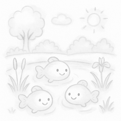Fish Pond Coloring Pages for Kids to Spark Creativity and Fun Learning 2026
